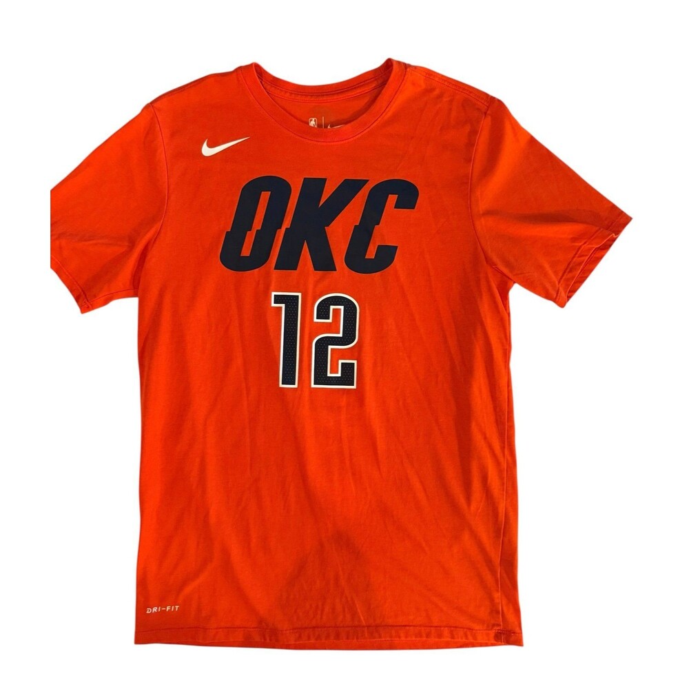 Nike Dri-Fit Oklahoma City Thunder Steven Adams Jersey T-Shirt Size Medium